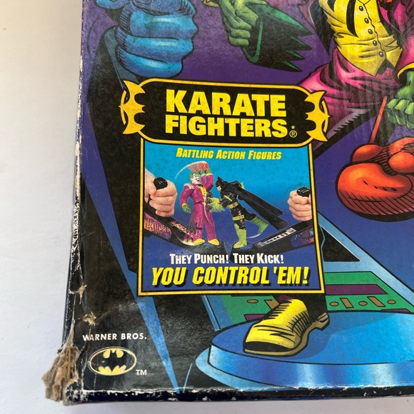 SOLD - VTG 1998 Kenner Batman Knight Force Ninjas Karate Fighters - In Box! - Picture 2 of 16